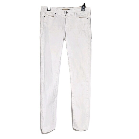 Paige Jeans Womens 28 White Skyline Ankle Peg Mid Rise Skinny Stretch Denim USA - Picture 2 of 11